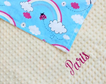 Couverture Bebe Arc En Ciel Etsy