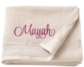 Personalized Towels, Bath towels, Monogram Bath Towel, Custom towel for kids, adults, Embroidered Towel, Personalized beach towel, Gifts