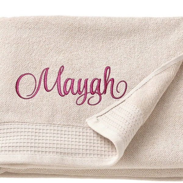Personalized Bath Towels Adult Etsy