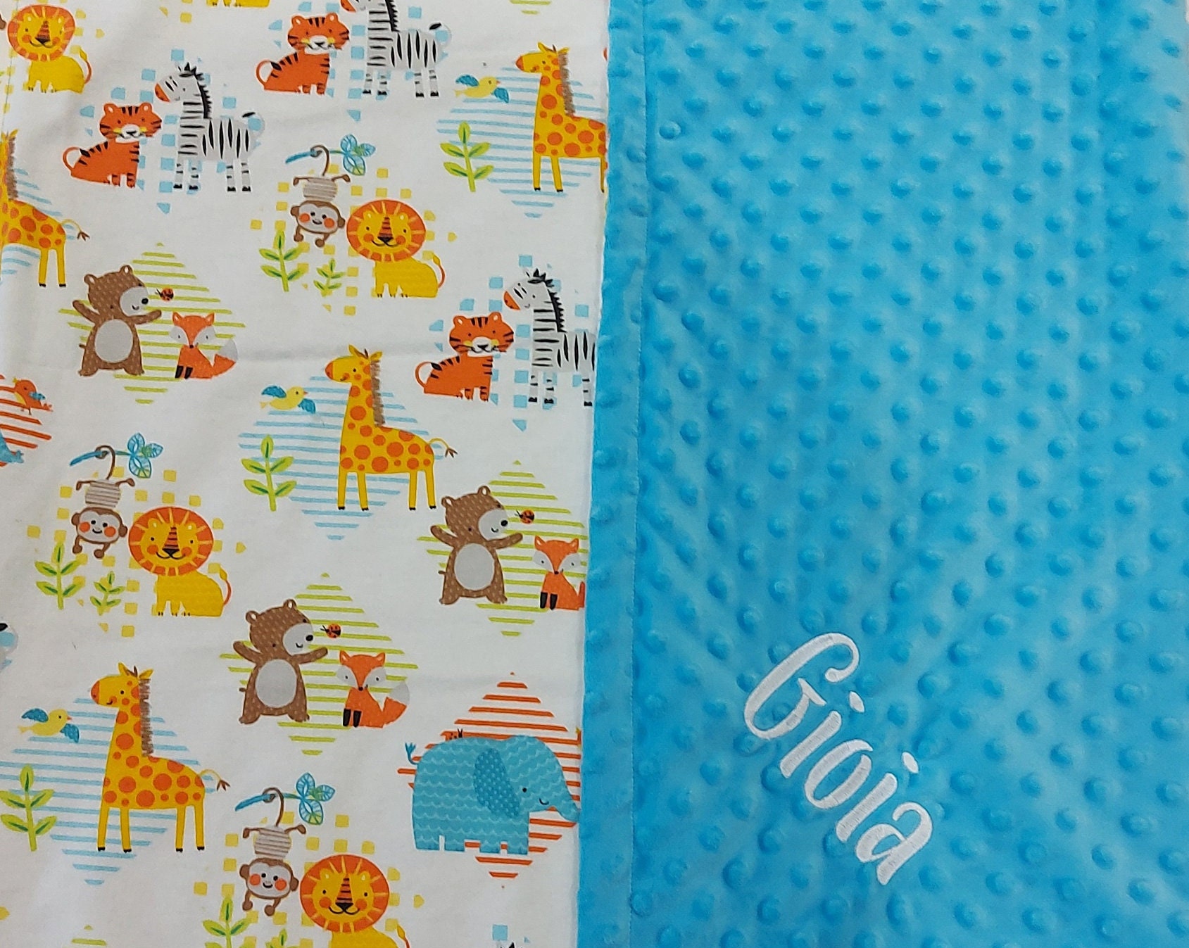 Cotton Minky Blanket Etsy Canada