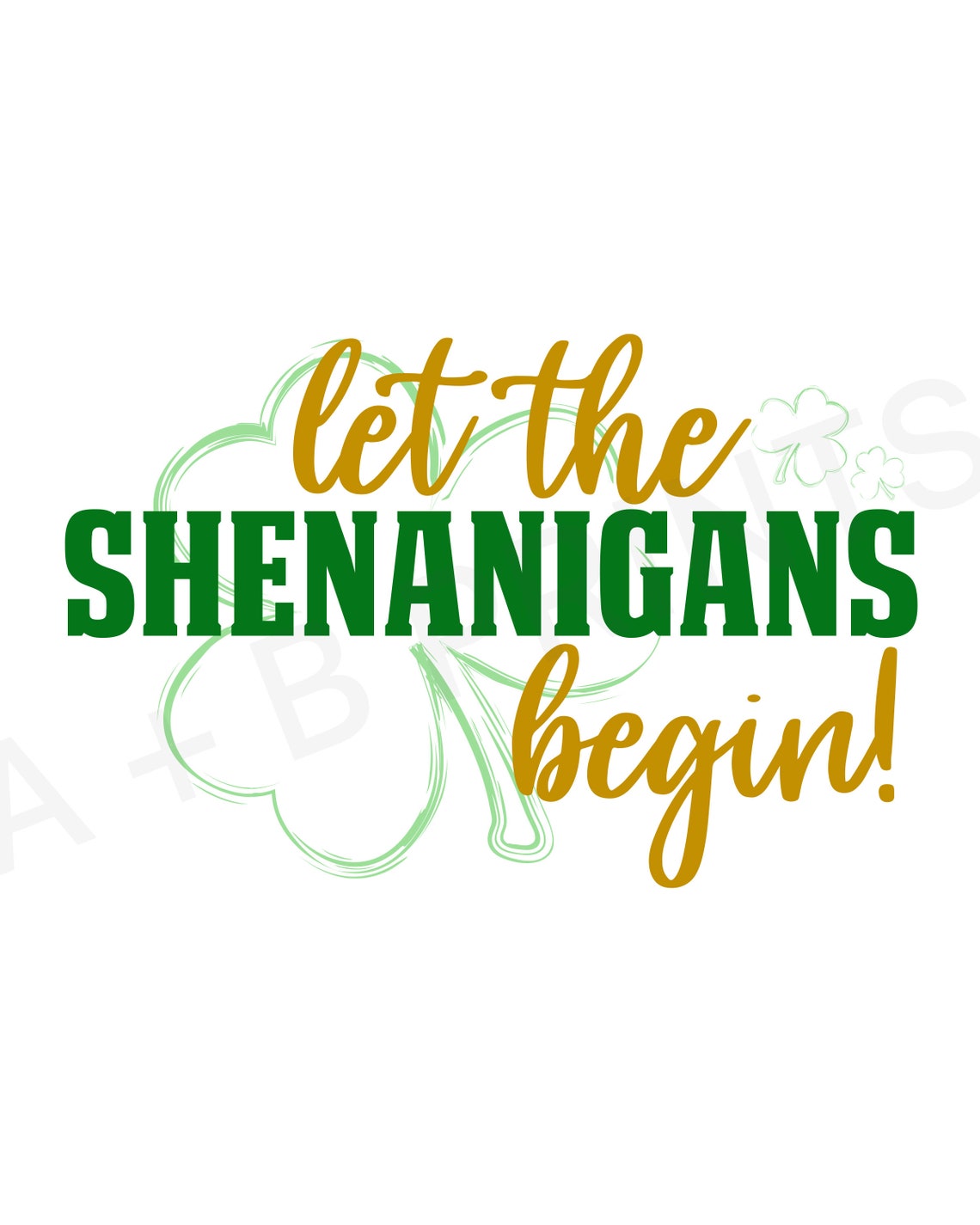 Let the Shenanigans Begin Digital Download Etsy