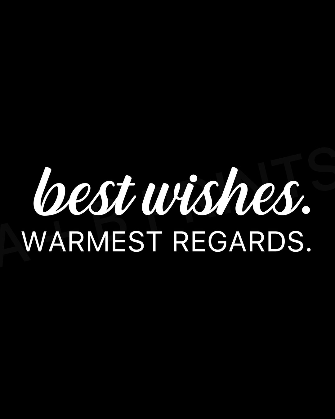 Schitt's Creek Best Wishes Warmest Regards Digital Etsy