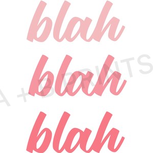 Blah Blah Blah - Digital Download