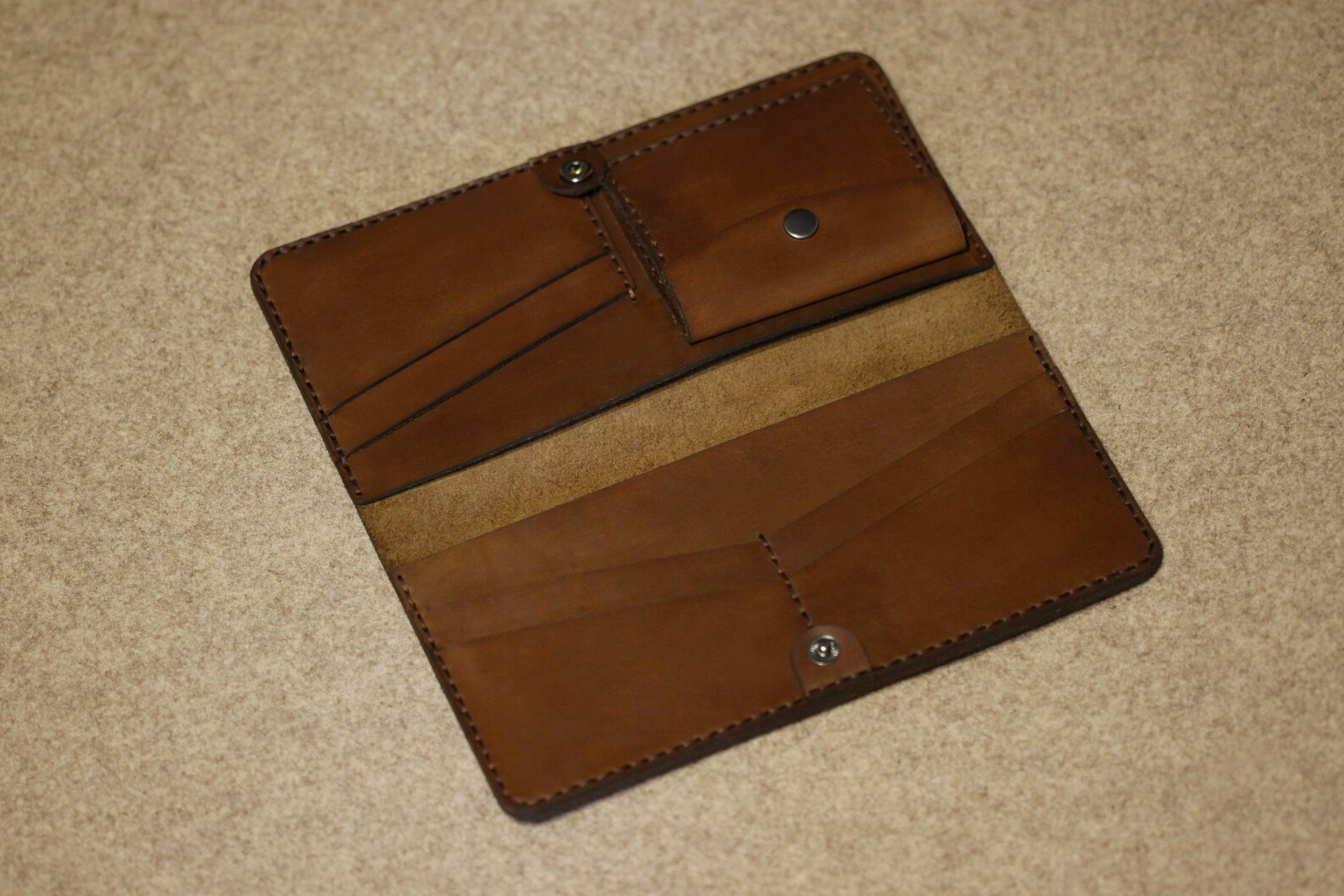 PDF Pattern Leather Long Wallet Wallet Pattern Wallet Etsy