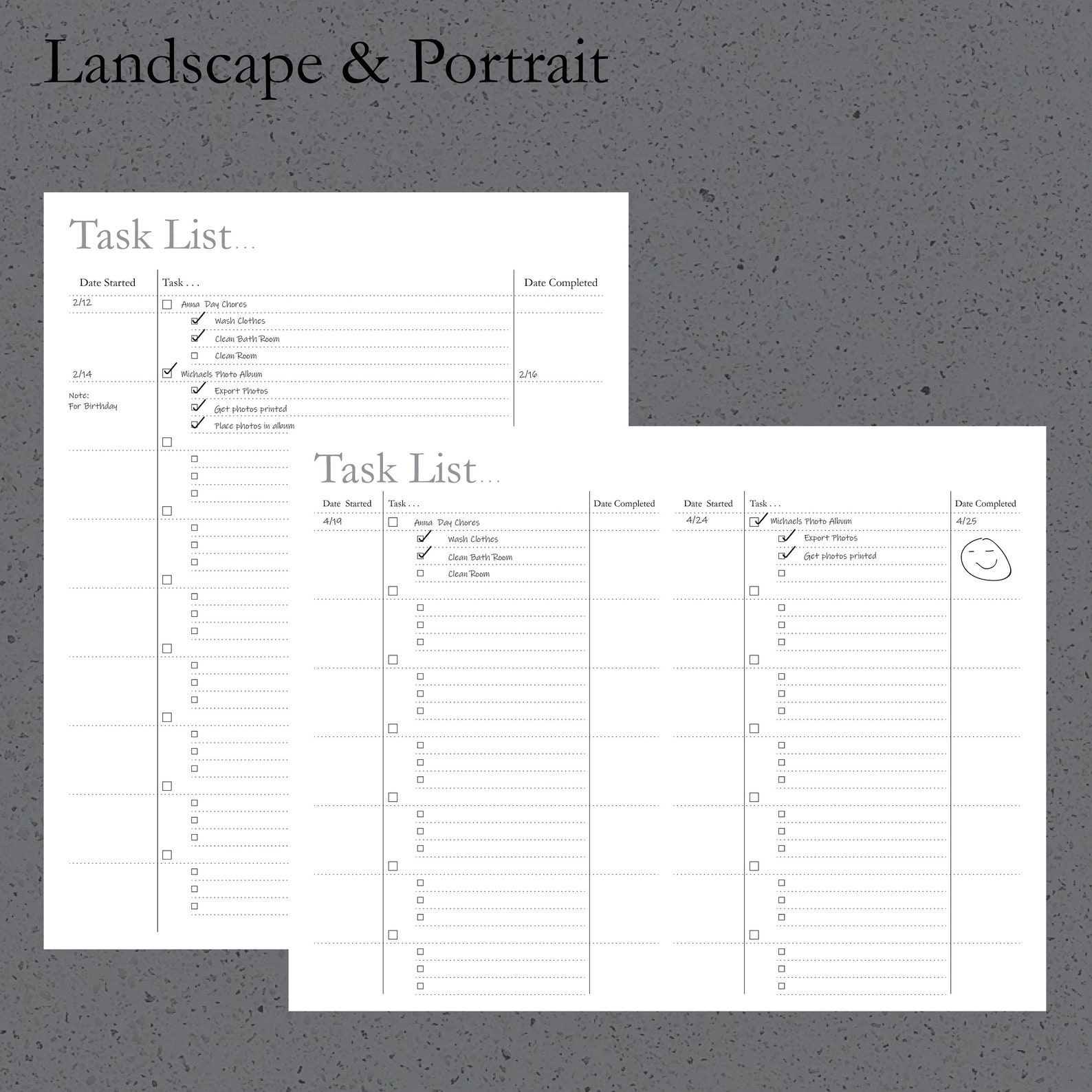 Sub Task List 3 PRINTABLE/w/ Sub List/ To Do List/Minimalist | Etsy