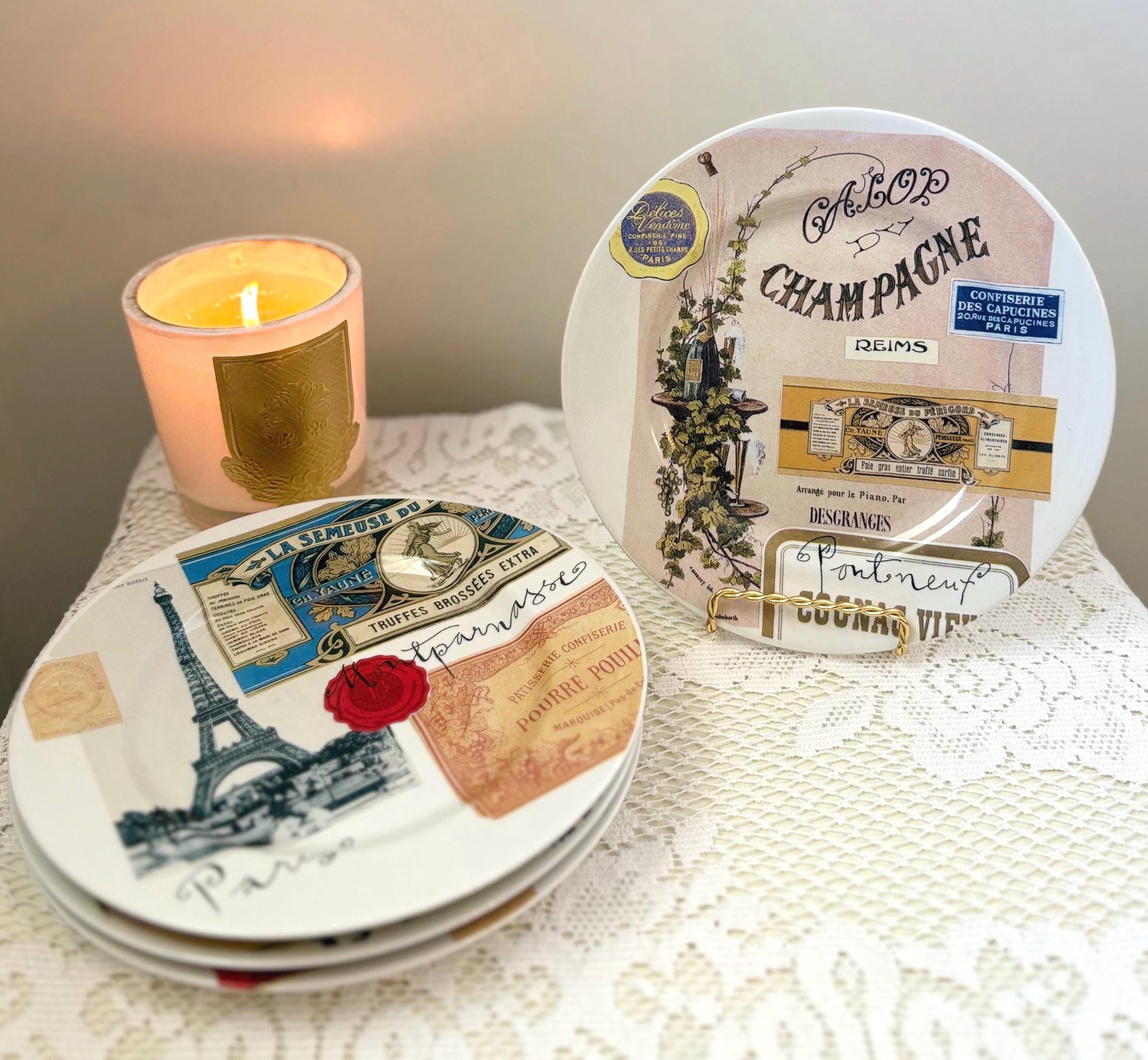 Decorative Plates Set of 4 - Etsy
