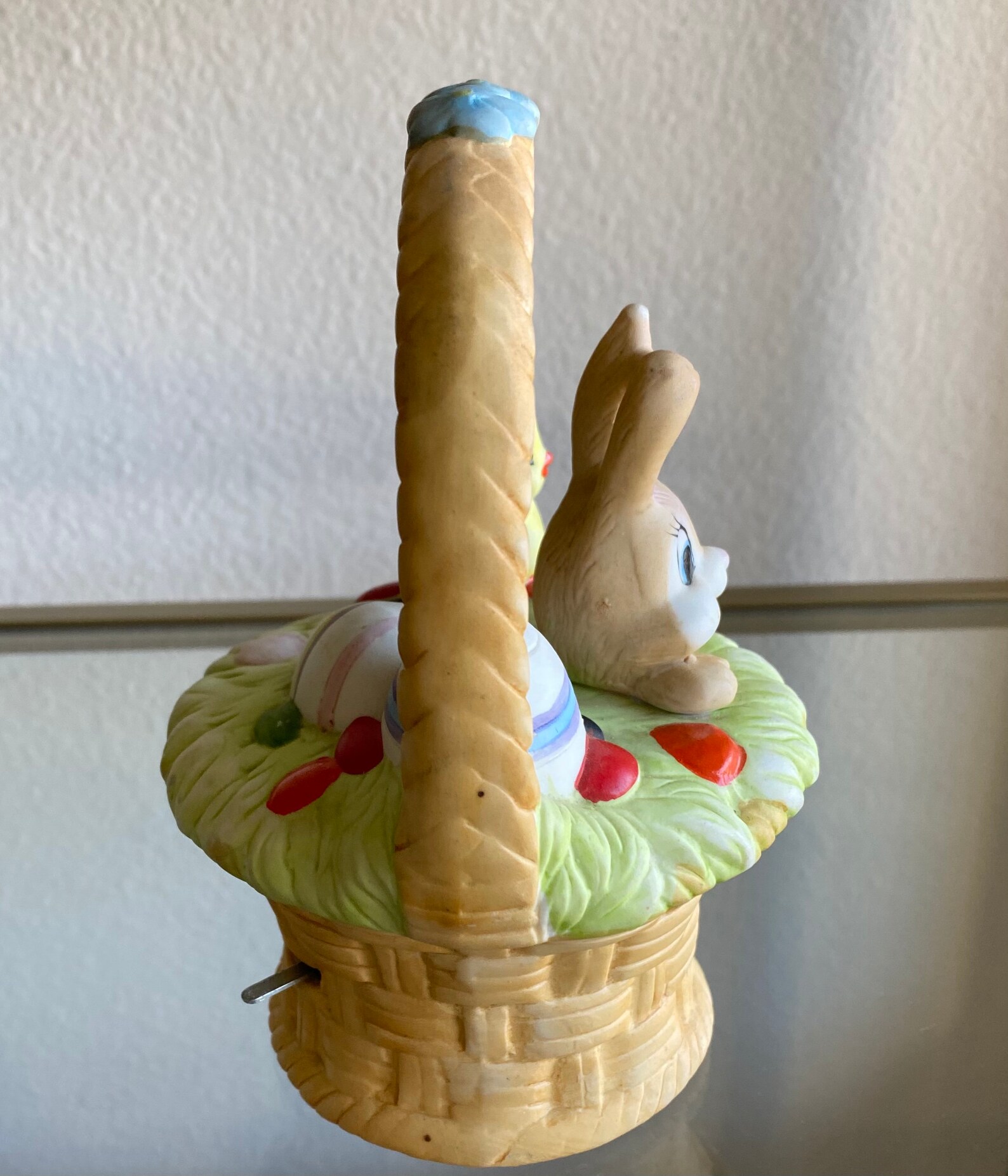 Vintage Ceramic Easter Bunny & Chick In BasketMSR Imports Etsy