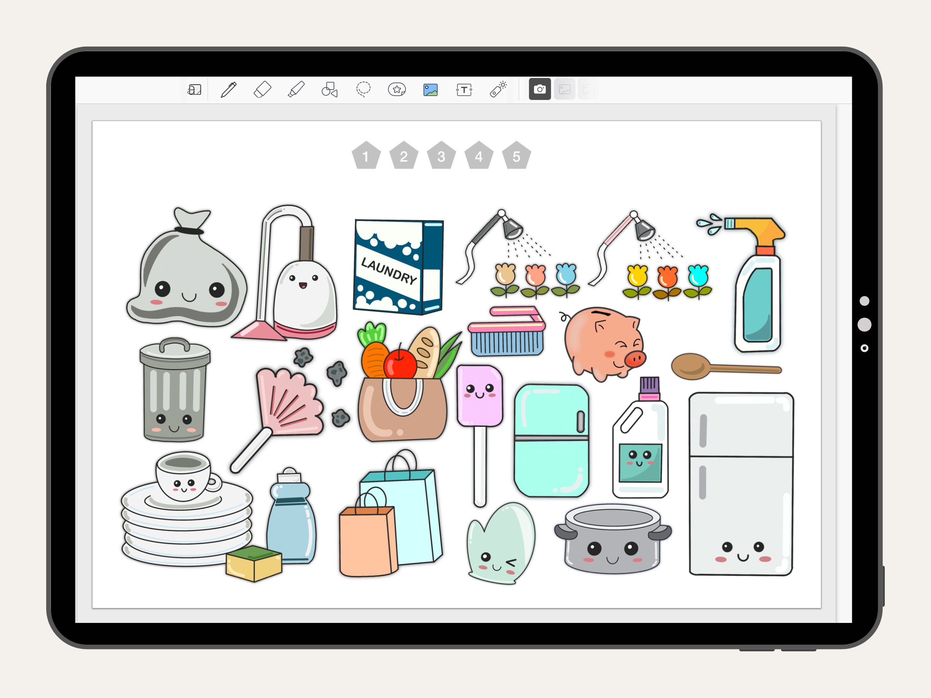 Daily Life Icons Goodnotes Digital Stickers Cute Daily Icon Digital daily-life-icons-goodnotes-digital-stickers-cute-daily-icon-digital