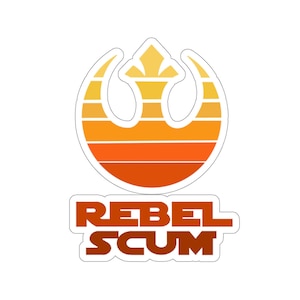 Rebel Scum Star Wars Sticker - Tatooine Sunset - Resistance