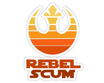 4 inch Sticker Star Wars Rebel Scum Logo 4 inch Sticker Star Wars Rebel Scum Logo