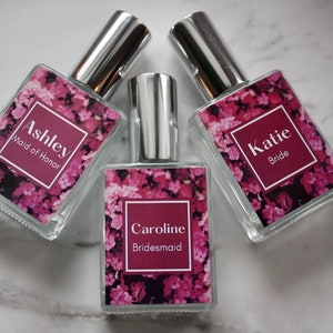 Personalized Bridesmaids Perfumes - Etsy