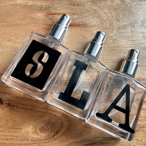 Personalized Initial Perfumes