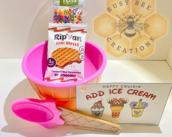 Disney Cruise Fish Extender Ice cream kit