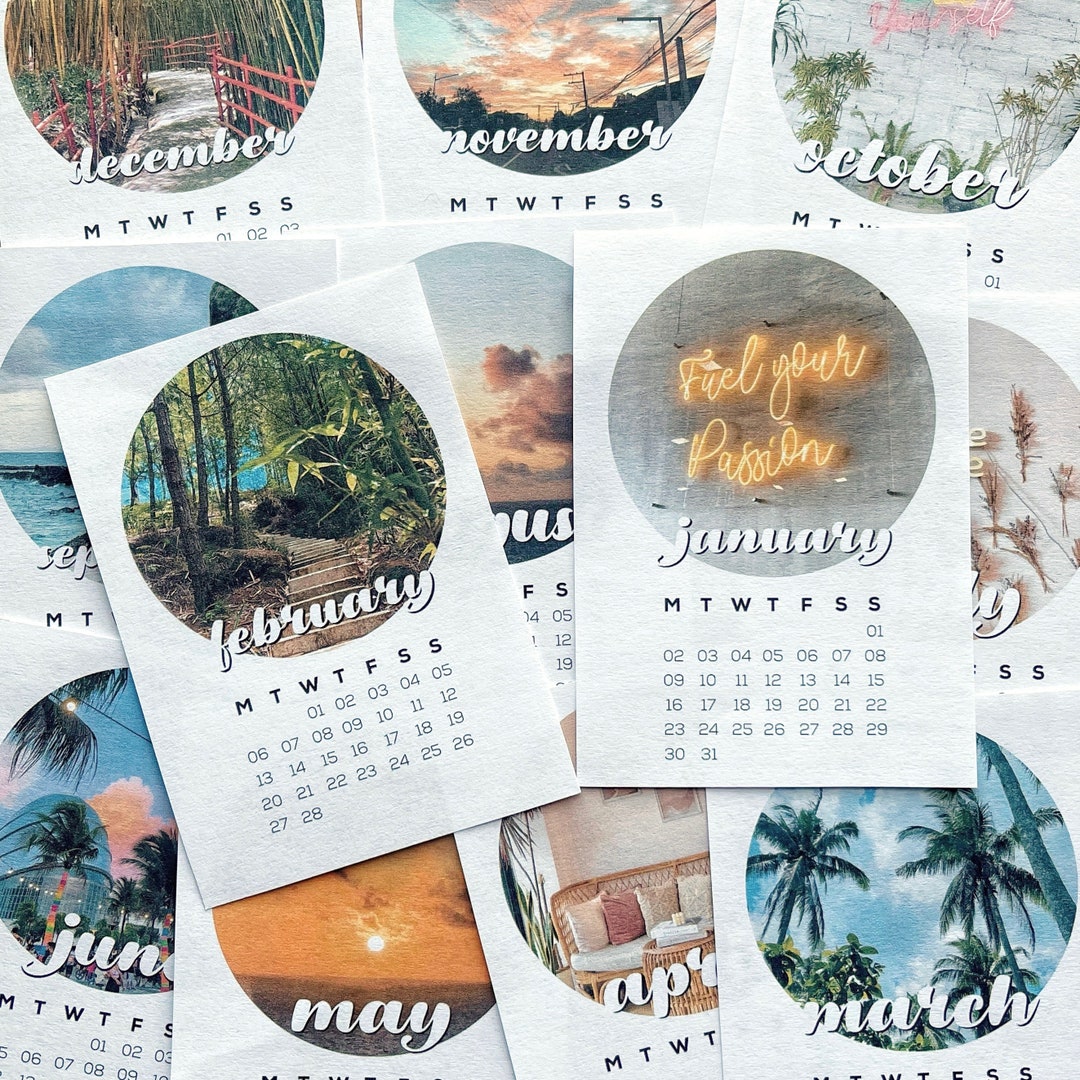 2023 Mini Desk Calendars Etsy UK