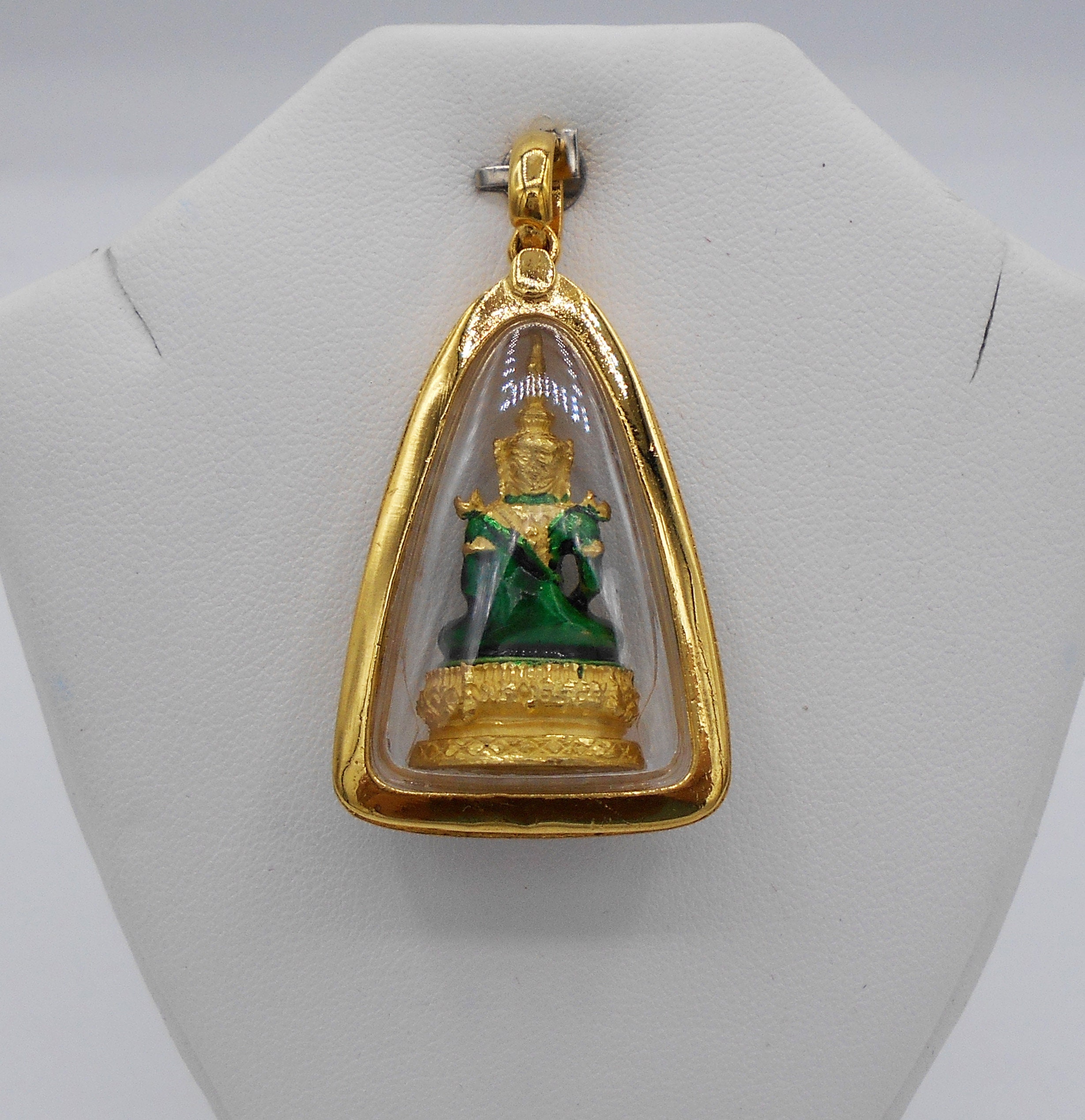 Emerald clearance buddha pendant