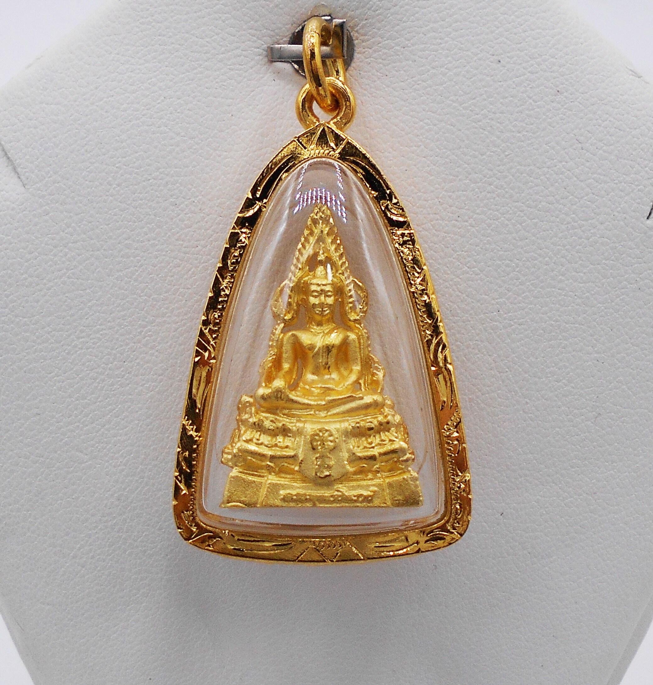 Asian gold buddha sale necklace
