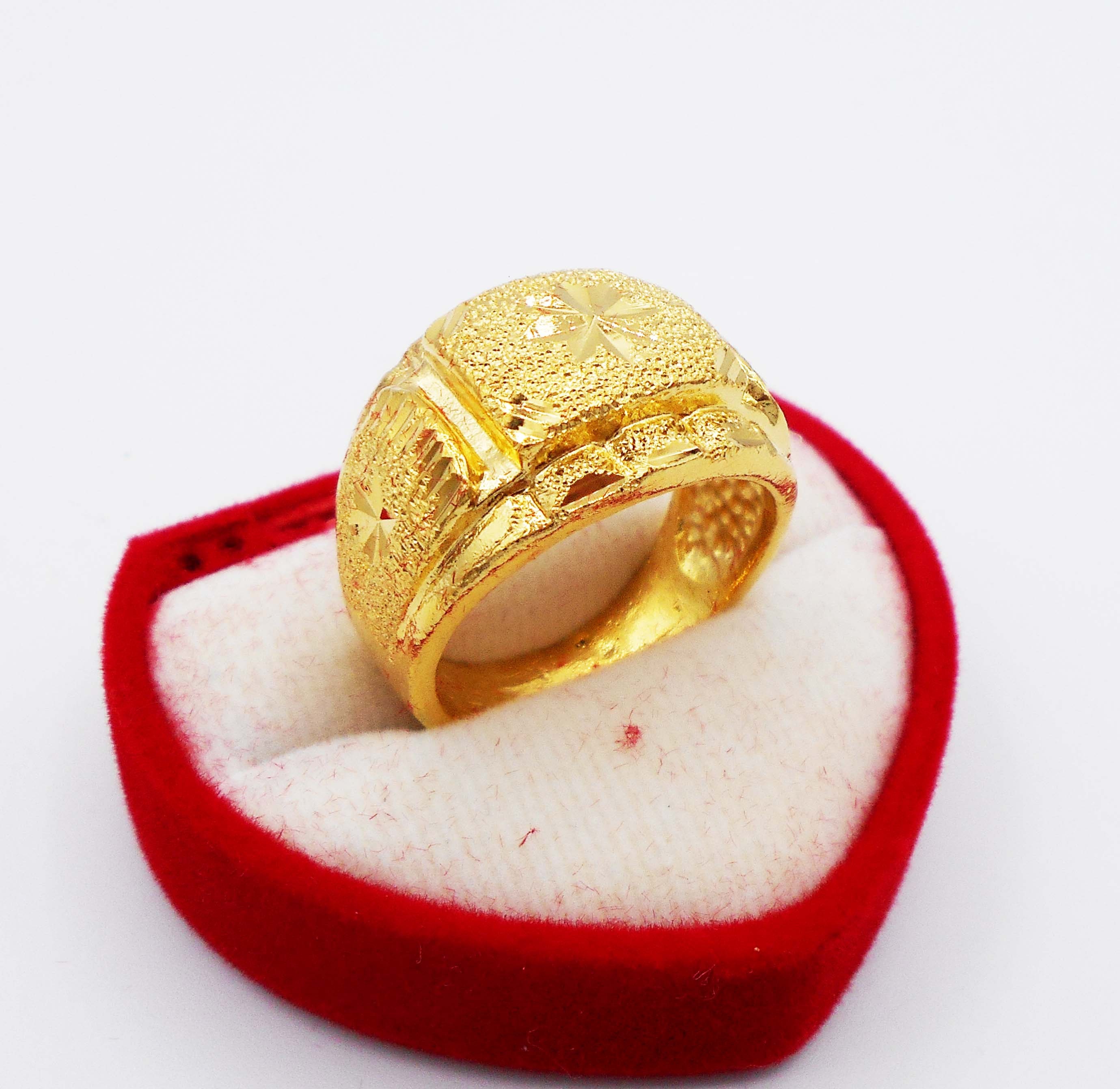 Men's Ring Gold Thai Jewelry 22K 23K 24K Thai Baht Yellow Etsy Australia