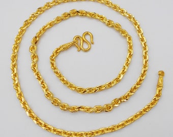 Classic Necklace Gold Chain 22K 23K 
