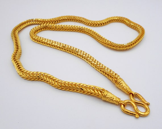 Real 14k Yellow Gold Mens Rope Chain 6mm 26