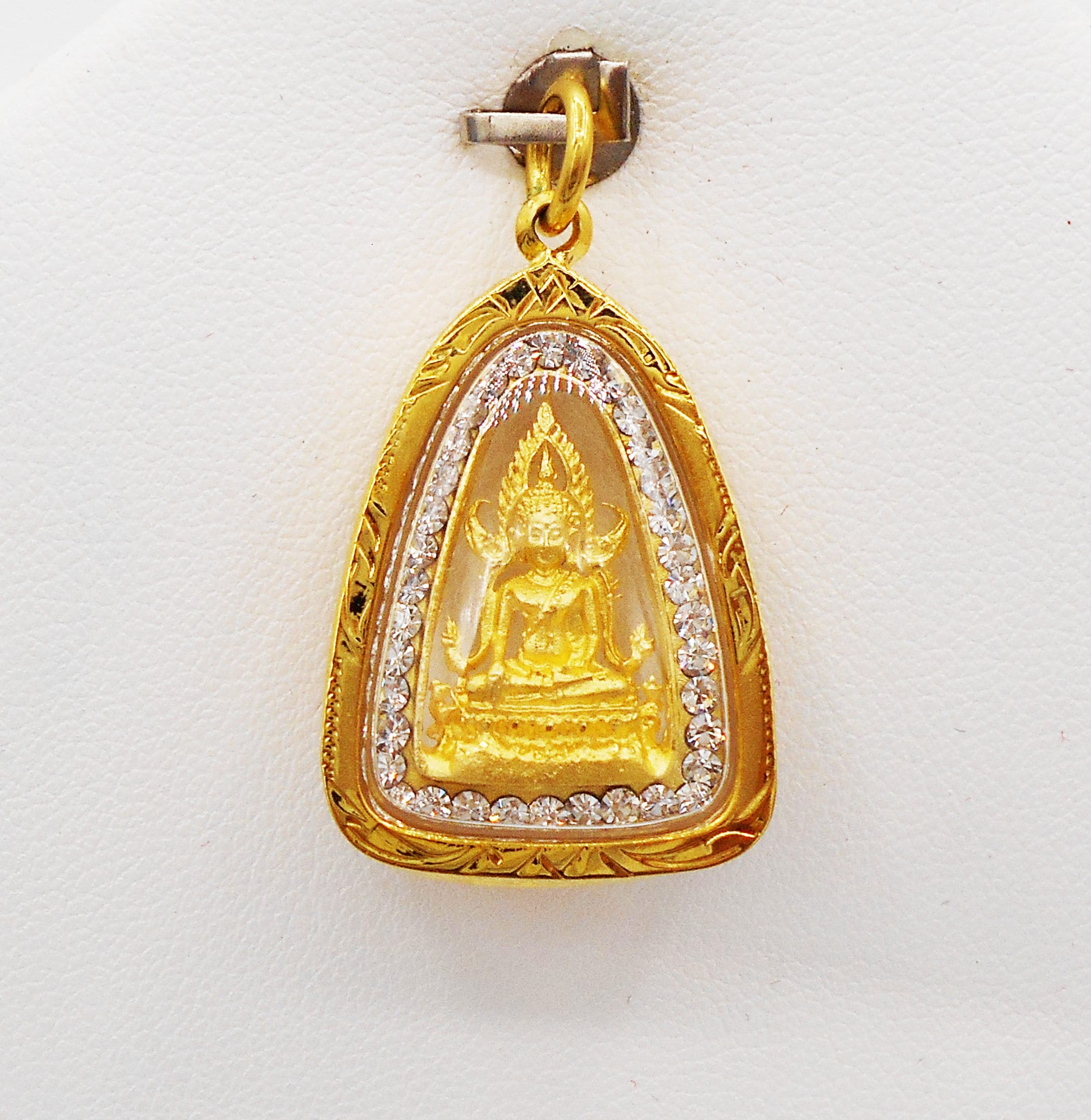 100% Original buddha amulet Gold PHRA CHINNARAJ  Thai Amulet 