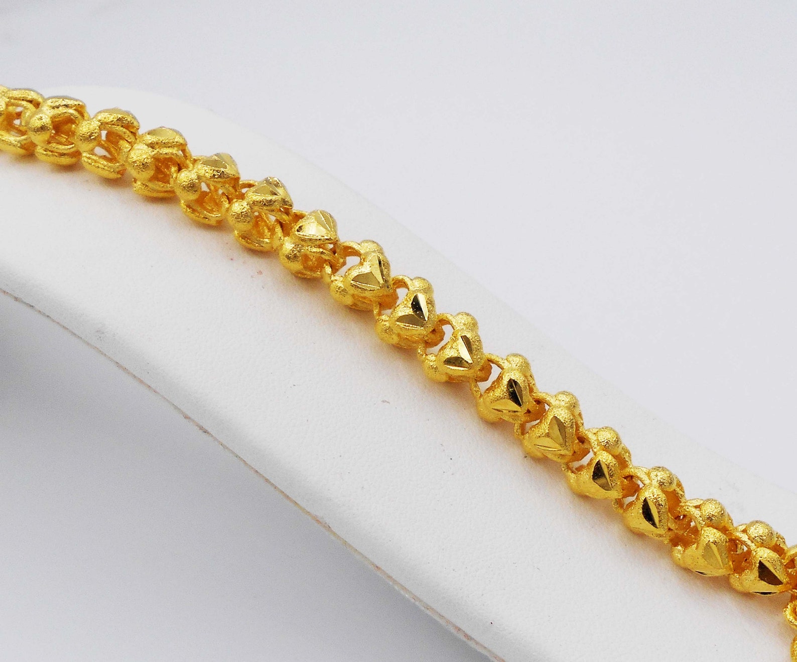 Thai Jewelry Gold Bangle Bracelet 22K 23K 24K Thai Baht Yellow - Etsy