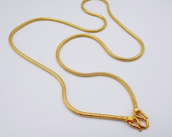 Neu Herren 22K 23K 24K Thai BAHT GELBGOLD GP Halskette