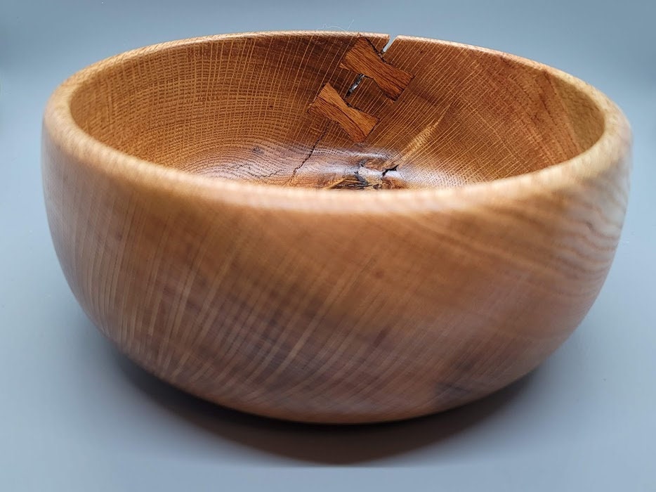Bowtie red oak bowl Etsy