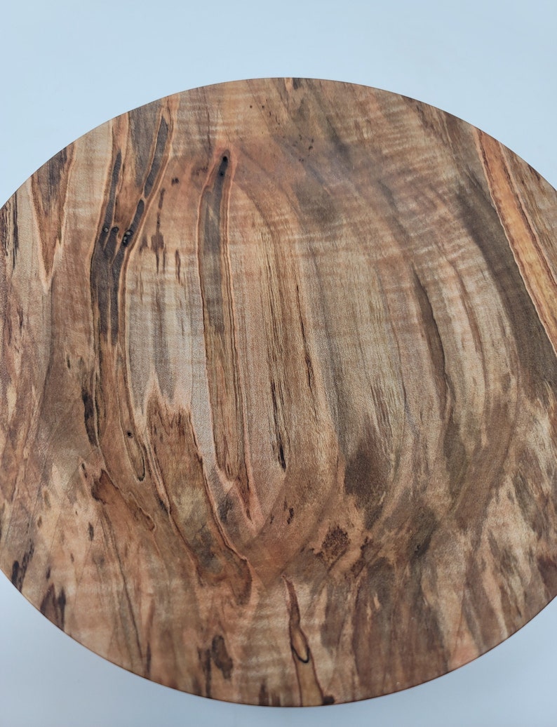 Red Maple Wood Spalted and Figured Wood Platter Etsy