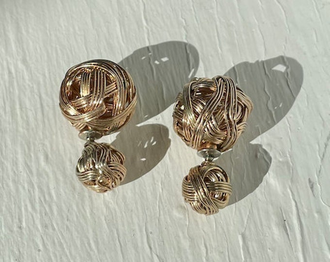 thumbnail image 2 of Rose Gold Studs Earrings Women 2 of 13