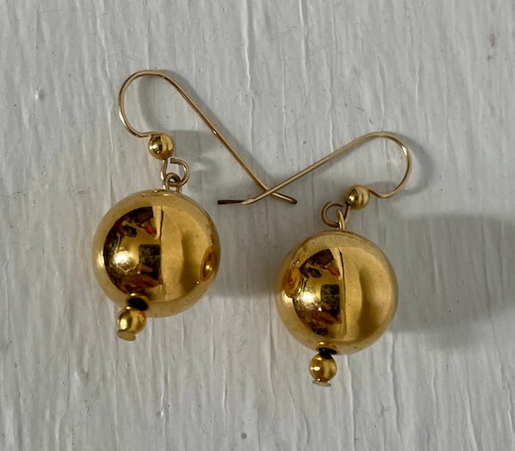 Vintage Ball Dangle Earrings E1