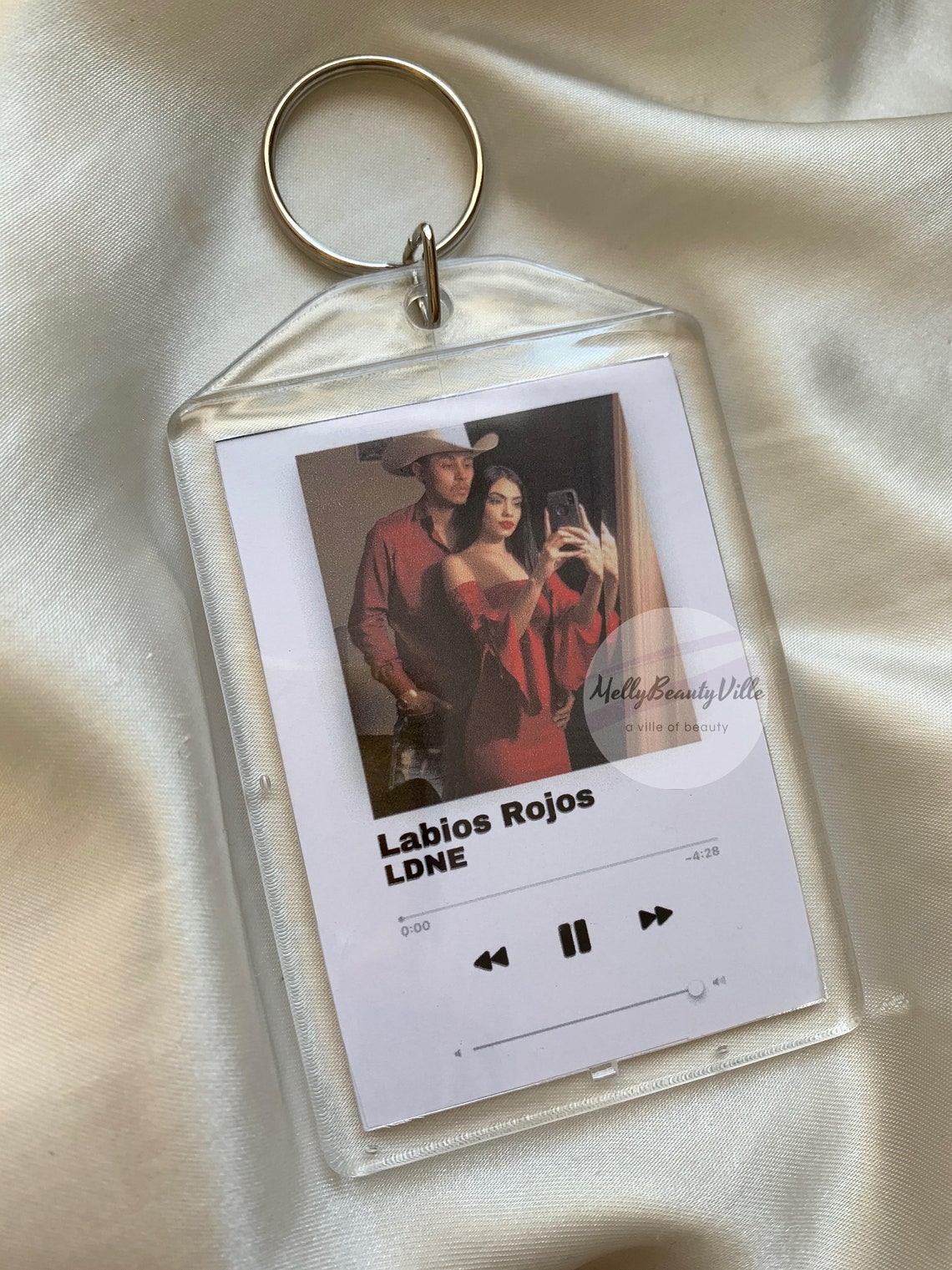 Custom album cover keychains gift idea for birthday Etsy
