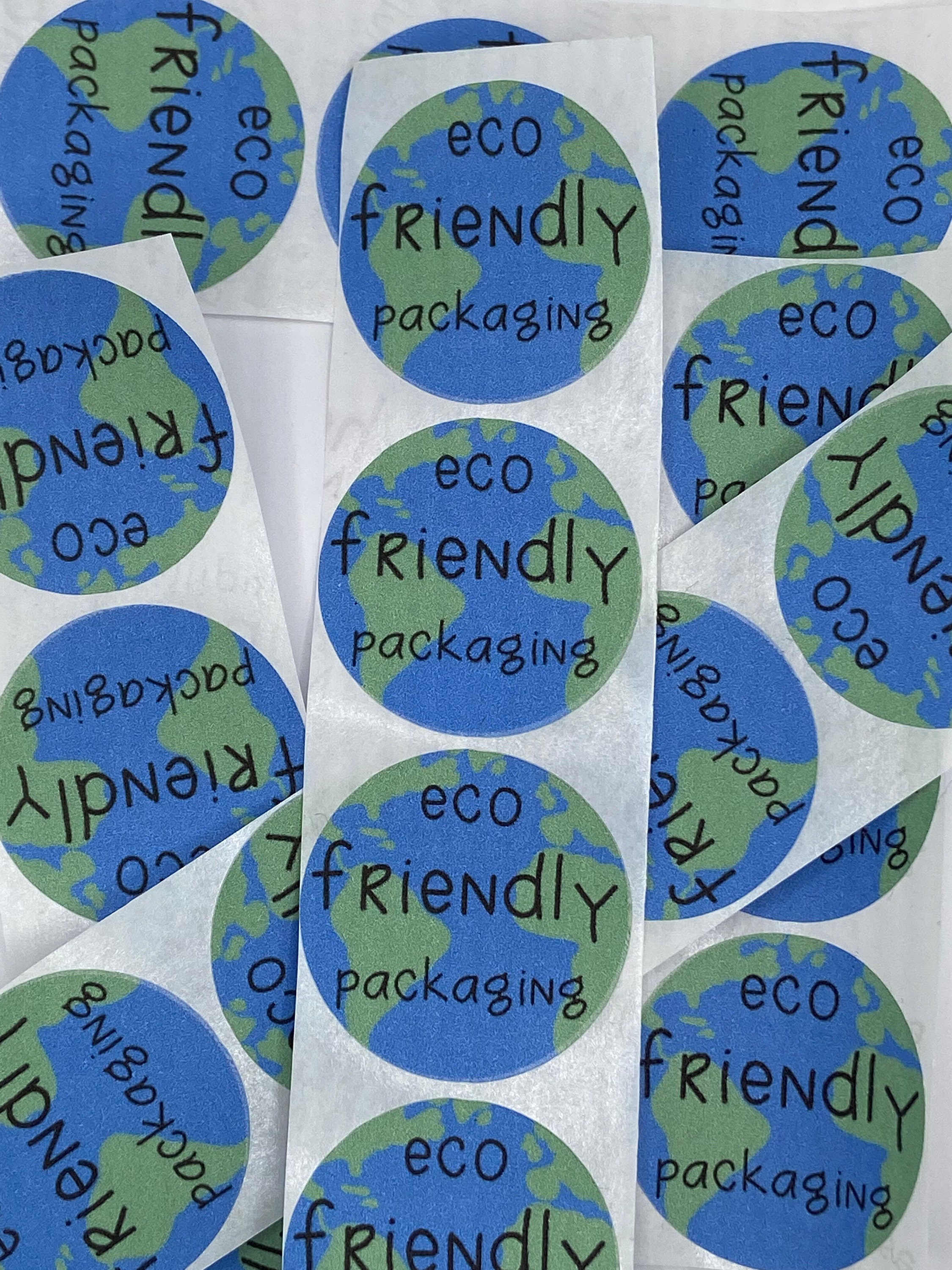 Eco Friendly Packaging Stickers Etsy UK
