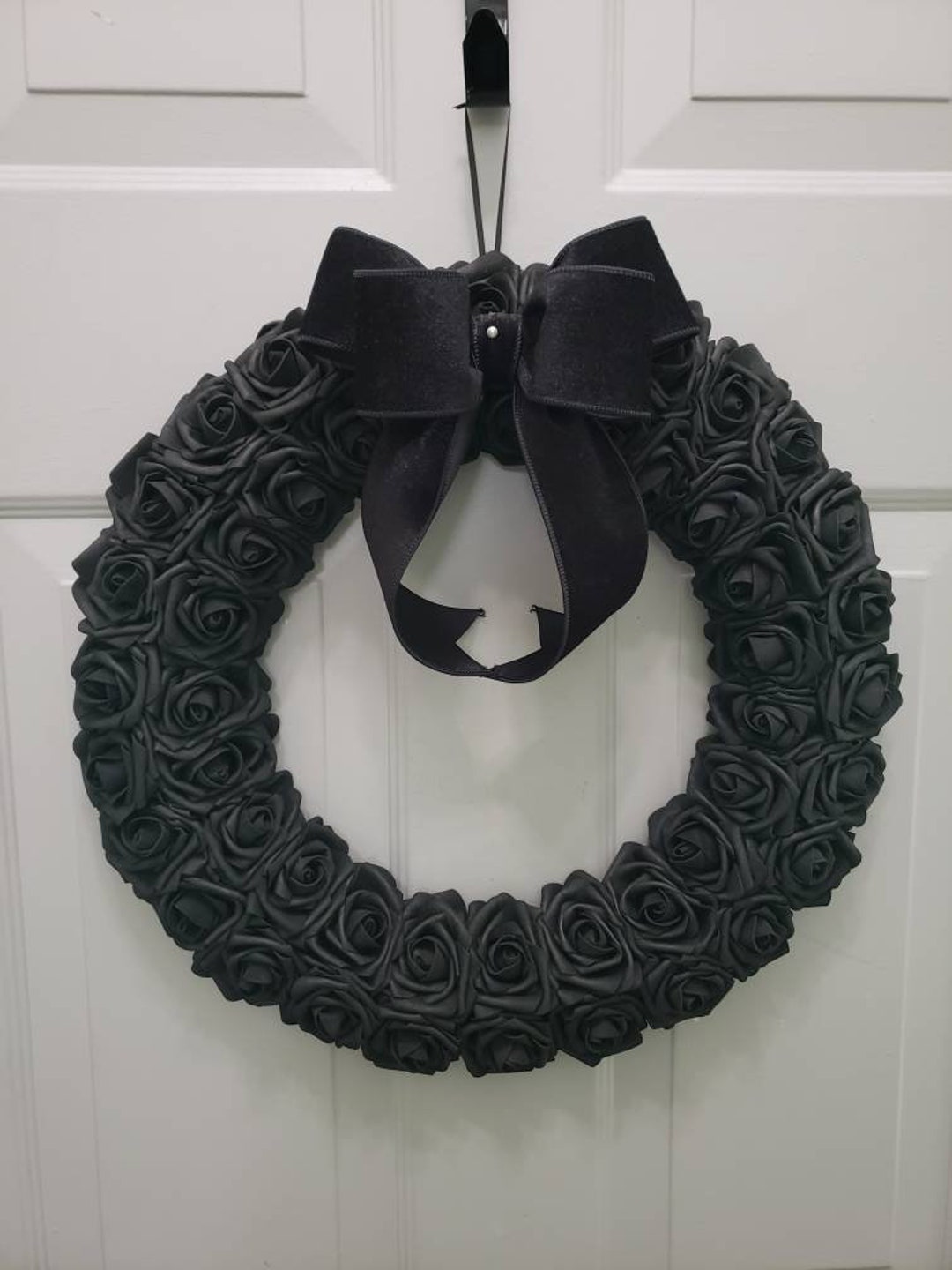 Mourning Wreath for the Front Door. in Loving Memory. Sympathy Wreath