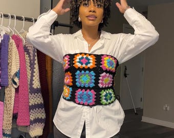 Patroon oma vierkant korset