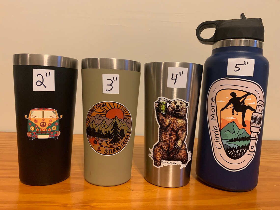 Adventure Awaits Vinyl Sticker for Hydro Flask Water Bottle - Etsy