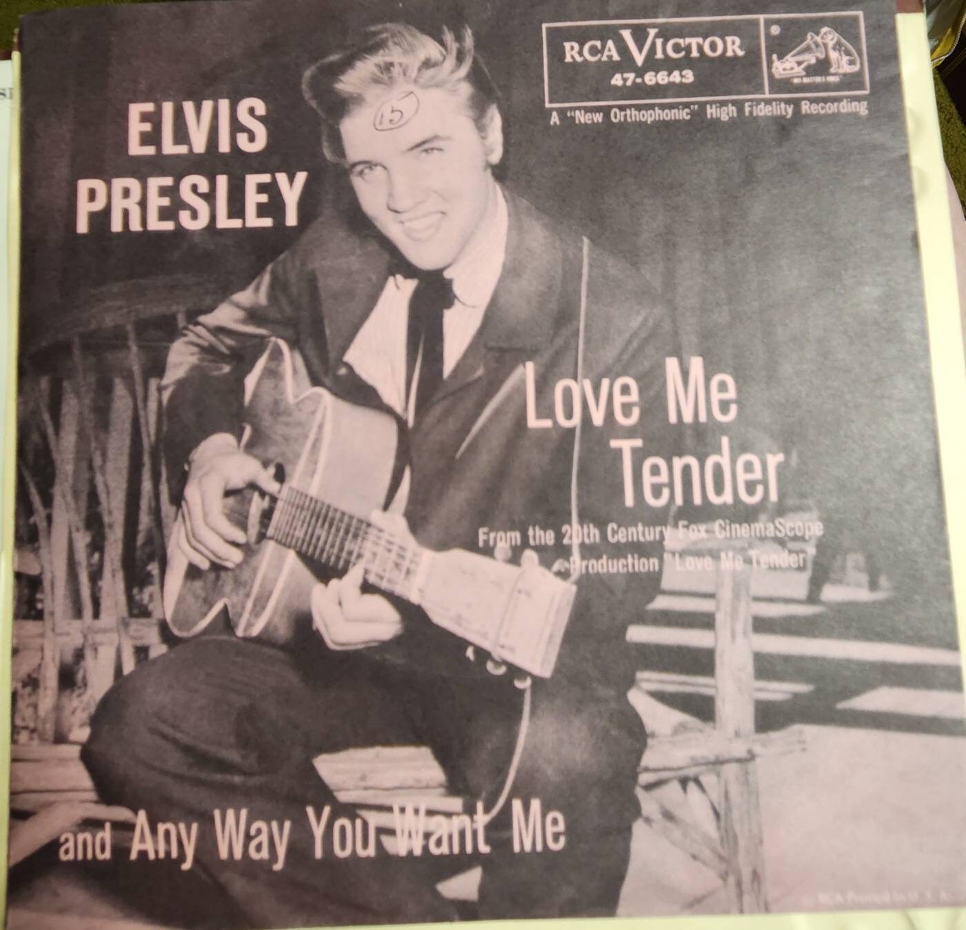 Elvis Presley Love Me Tender Anyway You Want Me 45 Rpm Etsy