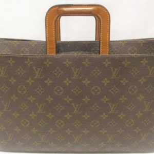 LOUIS VUITTON France Professor Doctor Attorney Monogram Briefcase Bag  Customized