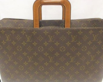 LATE 20thC TAIGA LEATHER BRIEFCASE BY LOUIS VUITTON