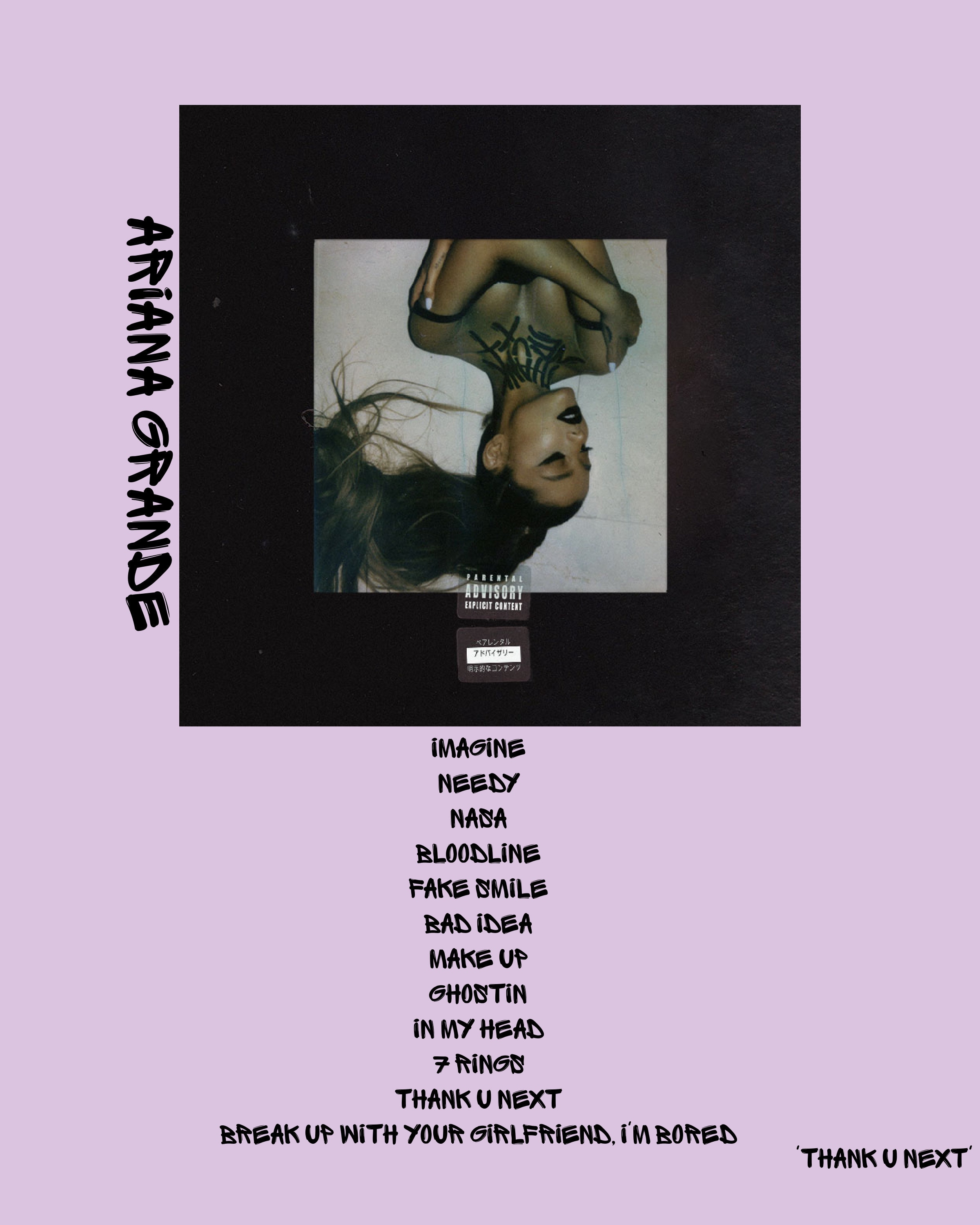 Ariana Grande - Thank U, Next [New Vinyl LP Record] - Explicit
