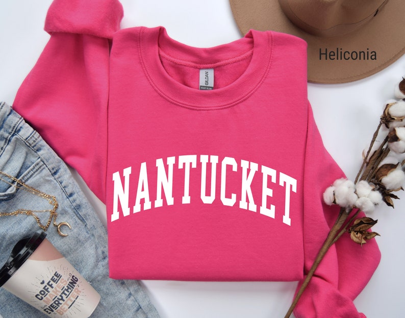 Nantucket Sweatshirt, Nantucket Sweater, Nantucket Shirt, Nantucket, Nantucket Gift, Nantucket Clothing, Massachusetts Sweater, East Coast bild 4