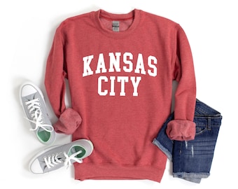 Kansas City Sweatshirt, Kansas City Sweater, Kansas City Shirt, Kansas City Gift, Midwest Sweatshirt, Missouri Sweater, Missouri Sweatshirt