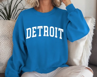Detroit Sweatshirt, Detroit Sweater, Detroit Shirt, Detroit, Detroit Gift, Michigan Sweatshirt, Michigan Sweater, Michigan Gift, Hometown