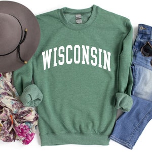 Wisconsin Sweatshirt, Wisconsin Shirt, Wisconsin, Milwaukee Sweatshirt, Midwest Sweatshirt, Home Sweatshirt, Midwest Shirt, Midwest