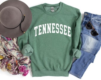 Tennessee Sweatshirt, Tennessee Sweater, Tennessee Shirt, Nashville Sweatshirt, Knoxville Sweatshirt, Memphis Sweatshirt, Chattanooga