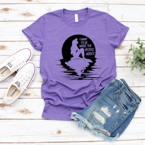 I Want To Be Where The People Aren&#39;t Shirt, I Wanna Be Where The People Arent, I Wanna Be Where The People Are, Anti Social Shirt, Mermaid