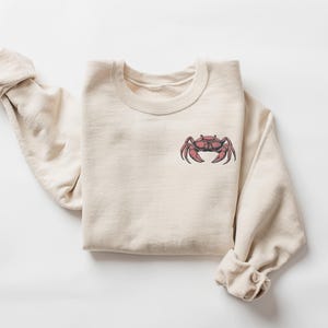 If Crabby Please Return To The Beach, Return To The Beach, Beach Sweatshirt, Crabby Sweatshirt image 2