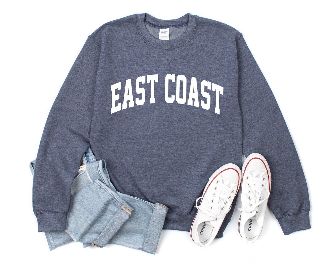Vintage East Coast Life Style Printed Sweatshirt - M