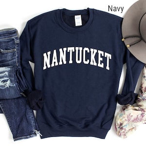 Nantucket Sweatshirt, Nantucket Sweater, Nantucket Shirt, Nantucket, Nantucket Gift, Nantucket Clothing, Massachusetts Sweater, East Coast bild 5
