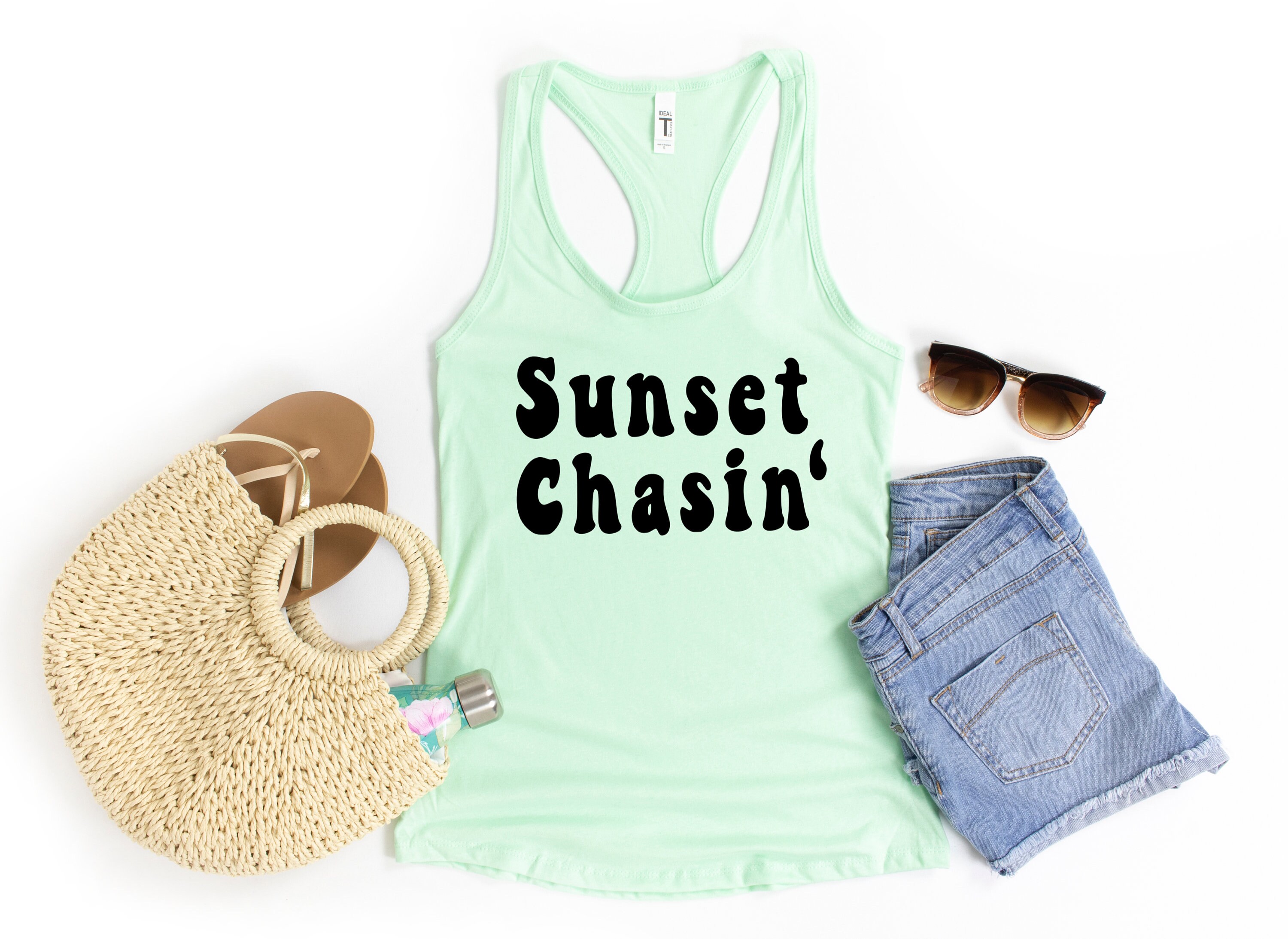 Raak verstrikt faillissement Vrijlating Sunset Chasin Tank Beach Tank Summer Tank Summer Fun Tank - Etsy