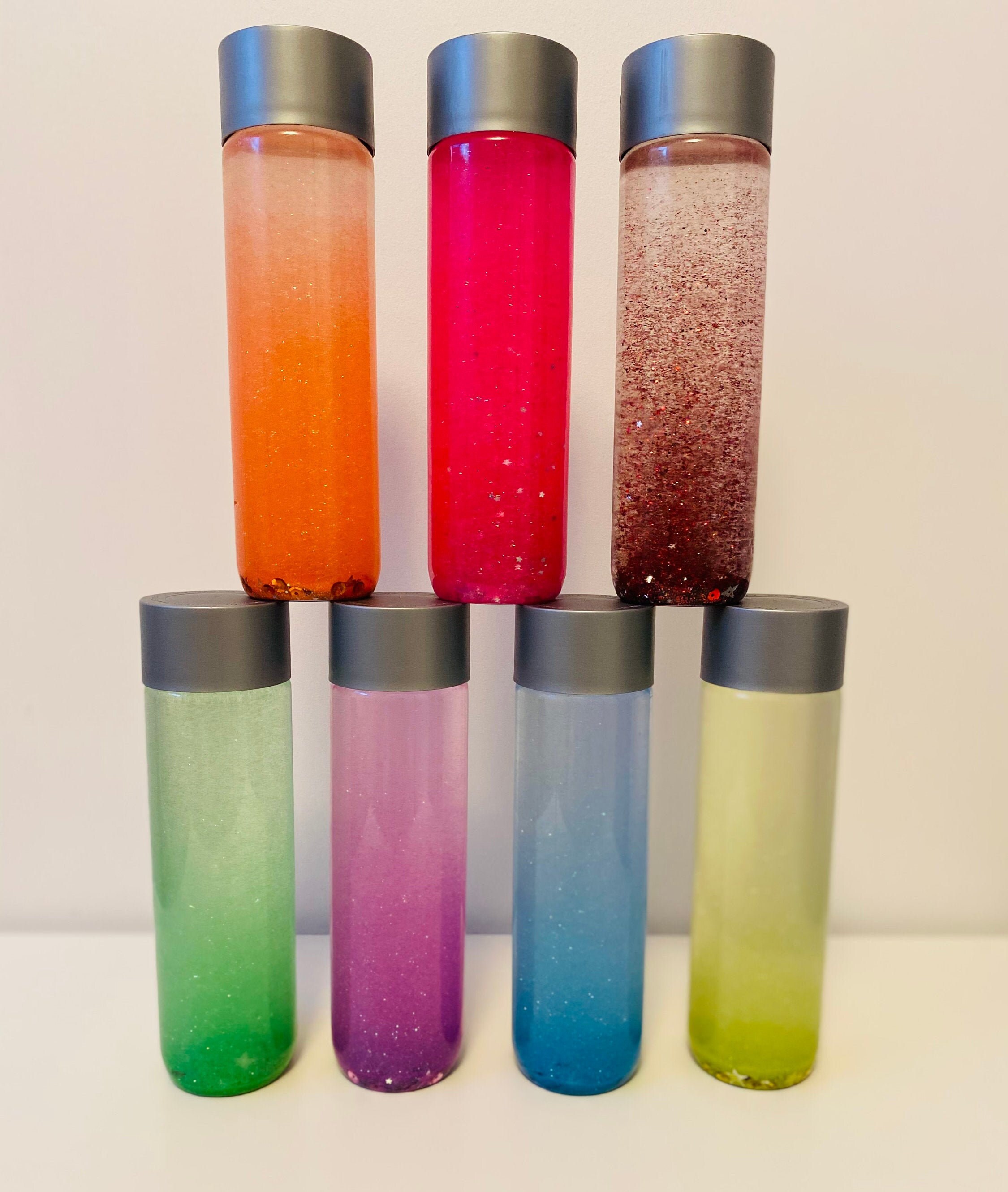 Calm Down Glitter Jars Etsy